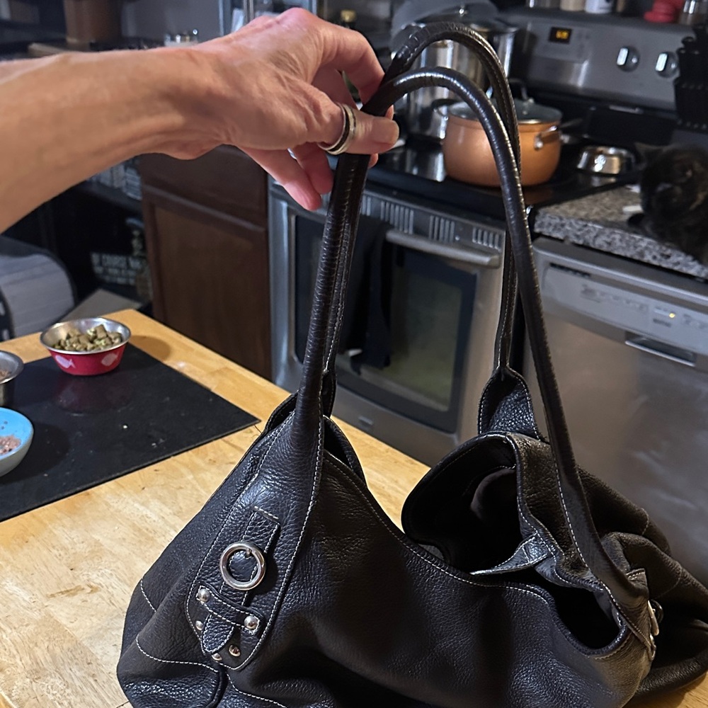 Furla Black Leather Shoulder Bag - Picture 3 of 4